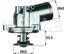 MAHLE TI 21 87 - Termostat,lichid racire aaoparts.ro