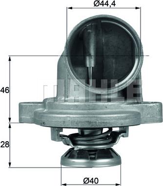 MAHLE TI 23 80 - Termostat,lichid racire aaoparts.ro