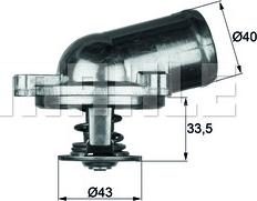 MAHLE TI 22 87 - Termostat,lichid racire aaoparts.ro