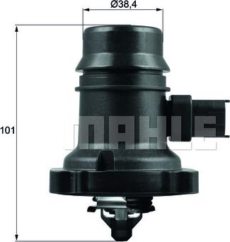 MAHLE TM 37 103 - Termostat,lichid racire aaoparts.ro