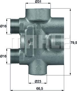 MAHLE TO975 - Termostat,racire ulei aaoparts.ro