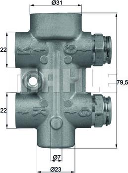 MAHLE TO 8 80 - Termostat,racire ulei aaoparts.ro