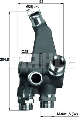 MAHLE TO 3 83 - Termostat,racire ulei aaoparts.ro