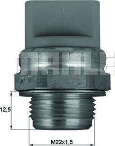 MAHLE TSW 11 - Comutator temperatura, ventilator radiator aaoparts.ro