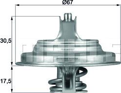 MAHLE TX 54 83D - Termostat,lichid racire aaoparts.ro