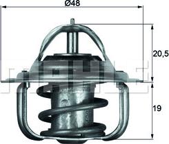 MAHLE TX 5 88D - Termostat,lichid racire aaoparts.ro