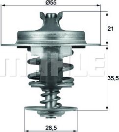 MAHLE TX 67 83 D - Termostat,lichid racire aaoparts.ro