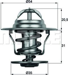 MAHLE TX 15 84D - Termostat,lichid racire aaoparts.ro