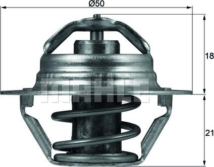 MAHLE TX 100 89 D - Termostat,lichid racire aaoparts.ro