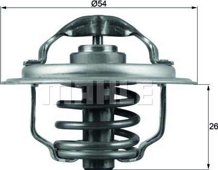 MAHLE TX 111 87D - Termostat,lichid racire aaoparts.ro