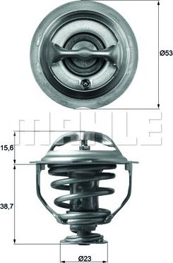 MAHLE TX 117 95D - Termostat,lichid racire aaoparts.ro