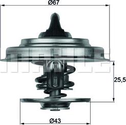 MAHLE TX 18 83D - Termostat,lichid racire aaoparts.ro