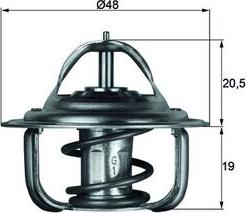 MAHLE TX 1 87D - Termostat,lichid racire aaoparts.ro