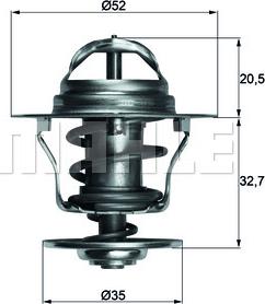 MAHLE TX 12 88D - Termostat,lichid racire aaoparts.ro