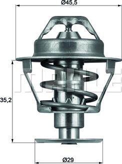 MAHLE TX 81 89D - Termostat,lichid racire aaoparts.ro