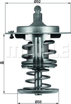 MAHLE TX 82 80D - Termostat,lichid racire aaoparts.ro