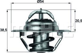 MAHLE TX 3 83D - Termostat,lichid racire aaoparts.ro