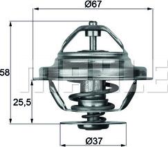 MAHLE TX 20 80D - Termostat,lichid racire aaoparts.ro