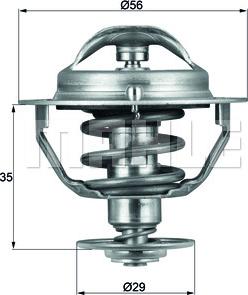 MAHLE TX 73 82D - Termostat,lichid racire aaoparts.ro