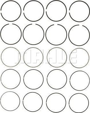 MAHLE 41564 - Set segmenti piston aaoparts.ro