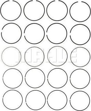 MAHLE 51471CP.030 - Set segmenti piston aaoparts.ro