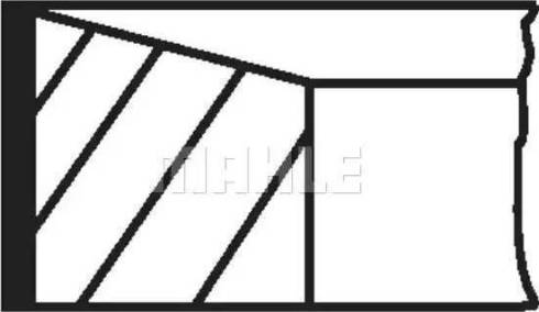 MAHLE 014 17 N1 - Set segmenti piston aaoparts.ro