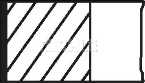 MAHLE 028 RS 10122 0N0 - Set segmenti piston aaoparts.ro