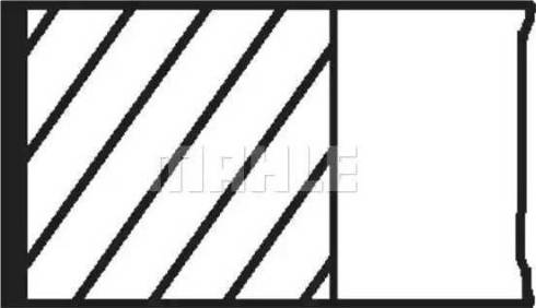 MAHLE 634 01 N1 - Set segmenti piston aaoparts.ro
