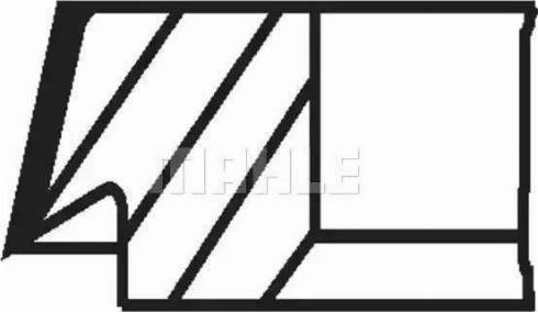 MAHLE 007 RS 00151 0V1 - Set segmenti piston aaoparts.ro