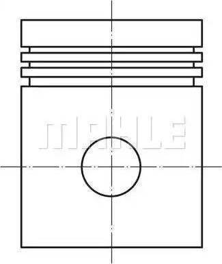 MAHLE 013 60 01 - Piston aaoparts.ro