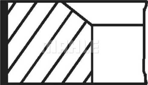 MAHLE 028 RS 10105 0N0 - Set segmenti piston aaoparts.ro