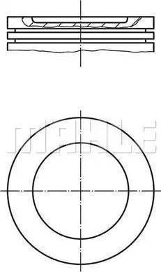 MAHLE 021 60 01 - Piston aaoparts.ro