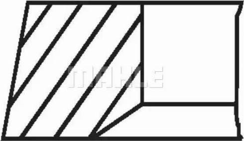 MAHLE 022 27 V0 - Set segmenti piston aaoparts.ro