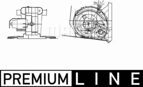 MAHLE AB 43 000P - Ventilator, habitaclu aaoparts.ro