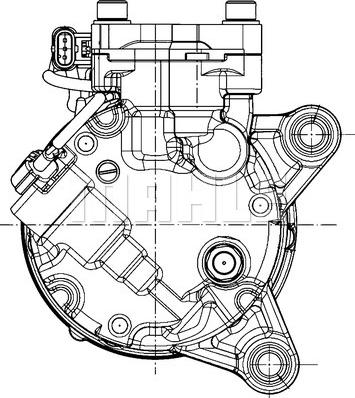 MAHLE ACP 598 000P - Compresor, climatizare aaoparts.ro