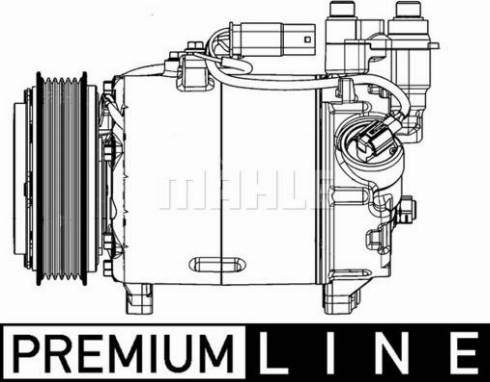 MAHLE ACP 598 000P - Compresor, climatizare aaoparts.ro