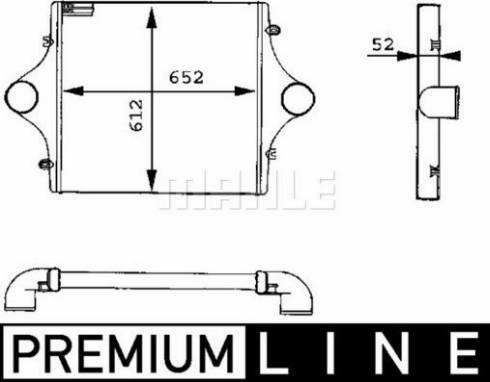 MAHLE CI 92 000P - Intercooler, compresor aaoparts.ro