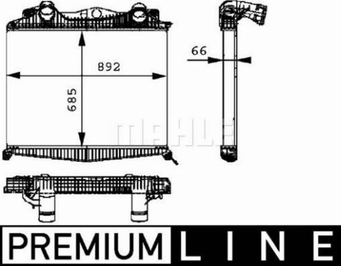 MAHLE CI 110 000P - Intercooler, compresor aaoparts.ro