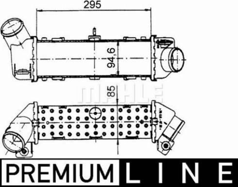 MAHLE CI 329 000P - Intercooler, compresor aaoparts.ro