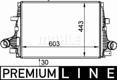 MAHLE CI 325 000P - Intercooler, compresor aaoparts.ro