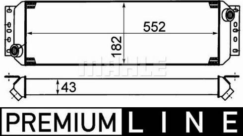 MAHLE CLC 170 000P - Radiator ulei, ulei motor aaoparts.ro