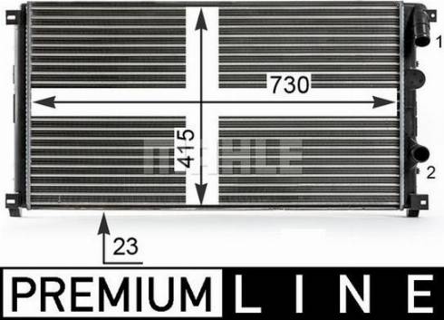 MAHLE CR 13 000P - Radiator, racire motor aaoparts.ro