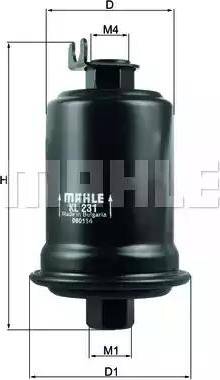 MAHLE KL 231 - Filtru combustibil aaoparts.ro