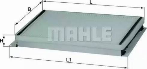 MAHLE LA 9 - Filtru, aer habitaclu aaoparts.ro
