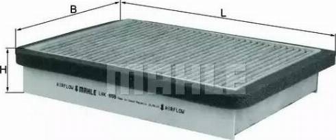 MAHLE LAK 658 - Filtru, aer habitaclu aaoparts.ro