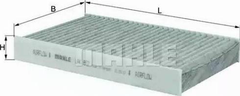 MAHLE LAK 852 - Filtru, aer habitaclu aaoparts.ro