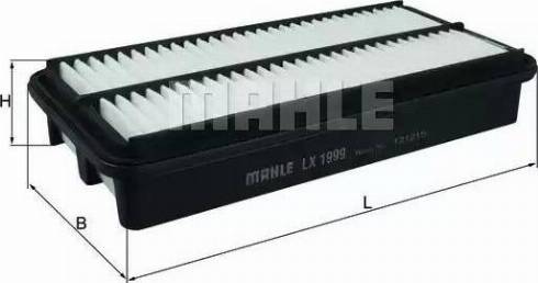 MAHLE LX 1999 - Filtru aer aaoparts.ro