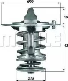 MAHLE TX 83 77 - Termostat,lichid racire aaoparts.ro