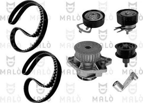 AKRON-MALÒ 1555049 - Set pompa apa + curea dintata aaoparts.ro