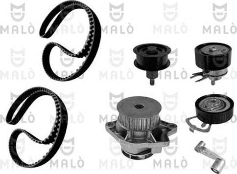 AKRON-MALÒ 1555024 - Set pompa apa + curea dintata aaoparts.ro